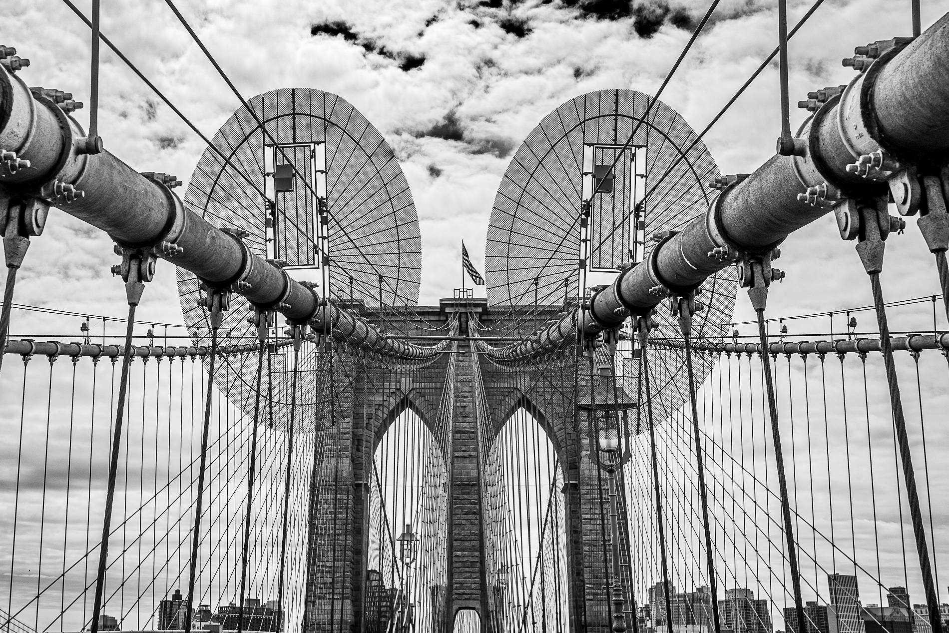 Brooklyn Bridge – abstrakt